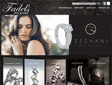 Tablet Screenshot of fadelsfinejewelry.com